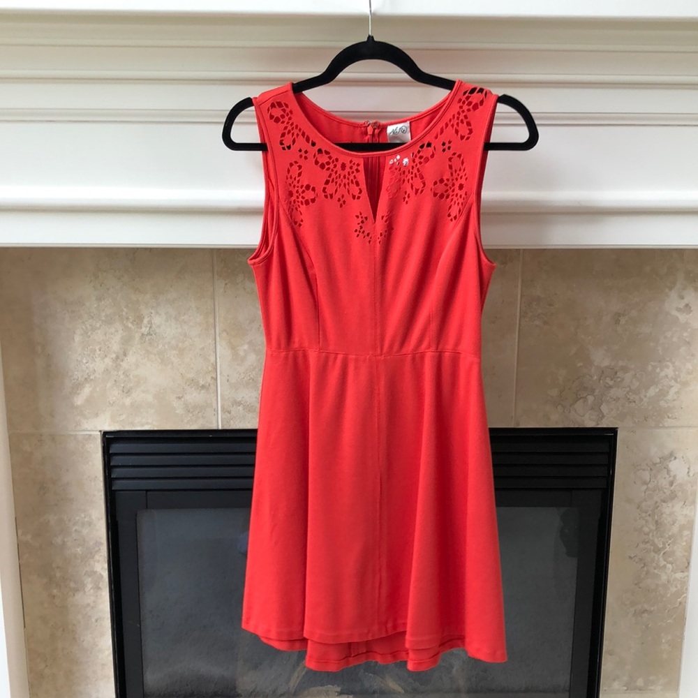 Ali Ro Coral Dress - perfect for spring break!